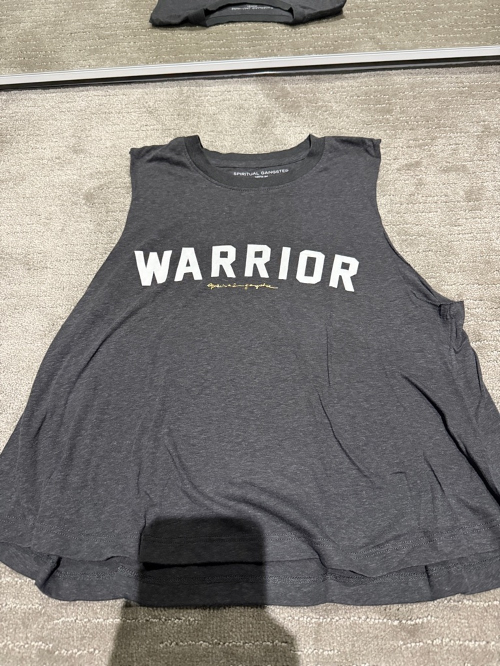 Spiritual Gangster Charcoal 'Warrior' Muscle Tee